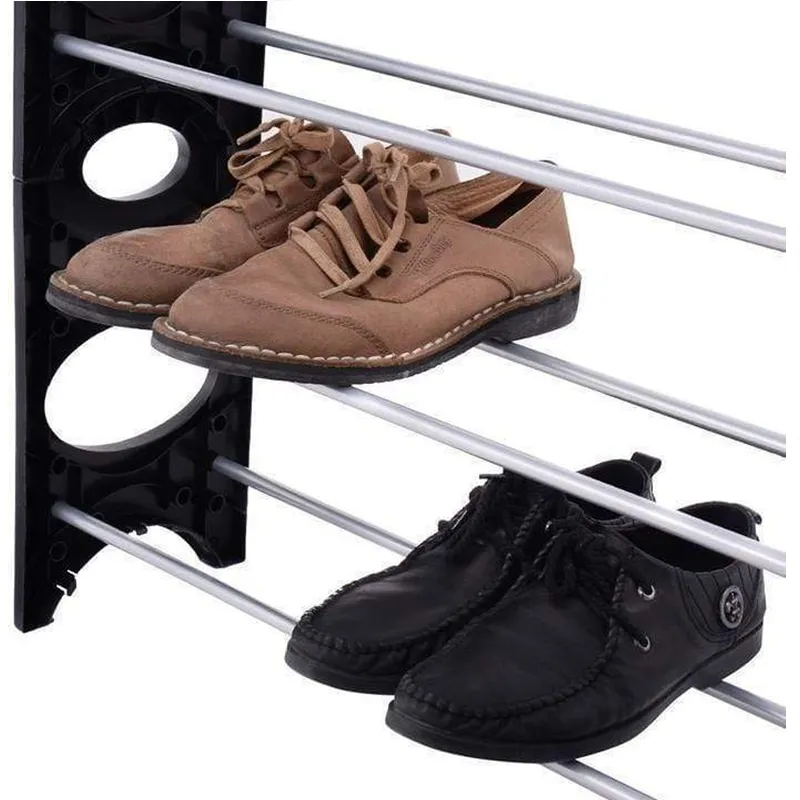 10 Tier Stackable Shoe Rack- Shoe-Caddy-10T