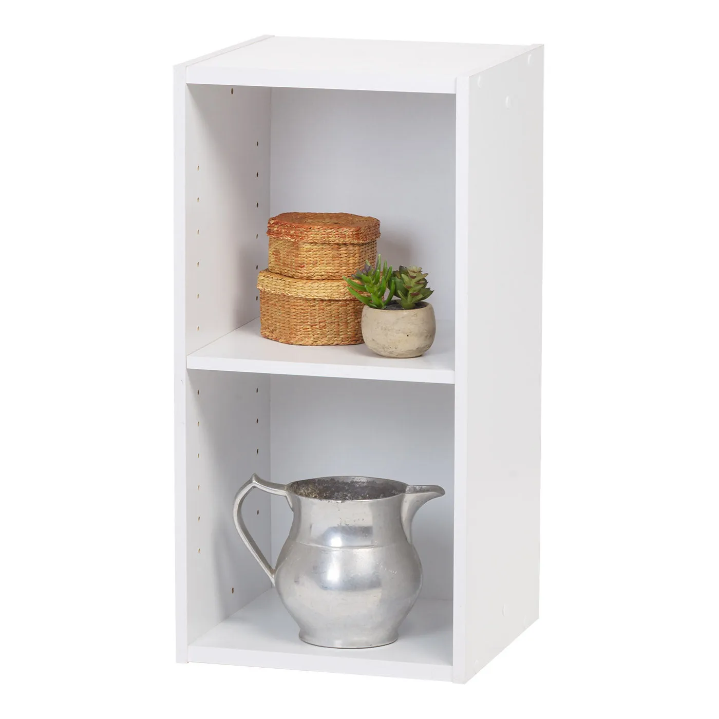 2 Tier Space Saving with Adjustable Shelves