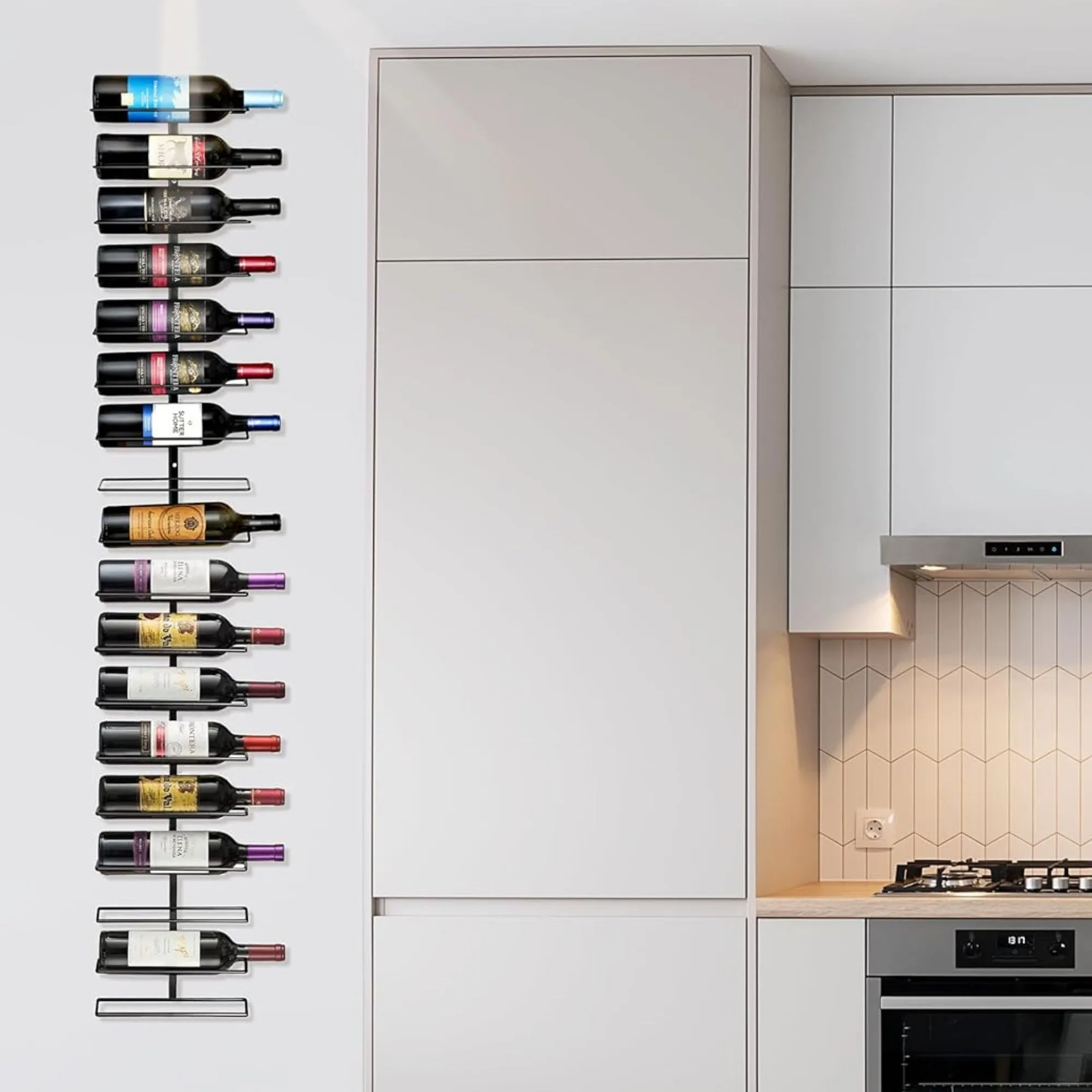 27 Bottle Wall Mounted Wine Rack