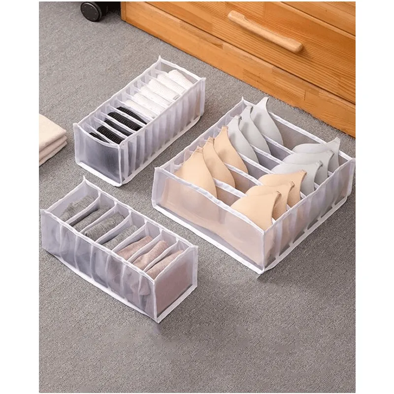 3-Piece Multipurpose Drawer Organizer Set AMP-JF-9 WHITE