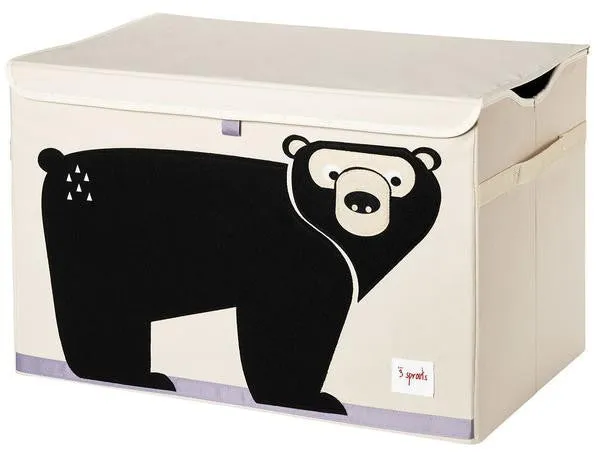 3 Sprouts  Toy Chest in Bear Black