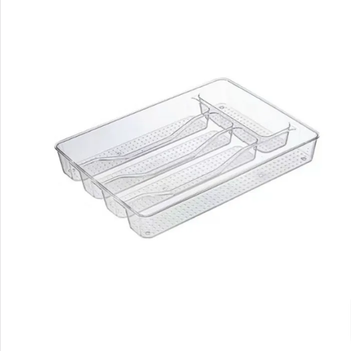 33X4.5X24Cm Acrylic Cutlery Organizer