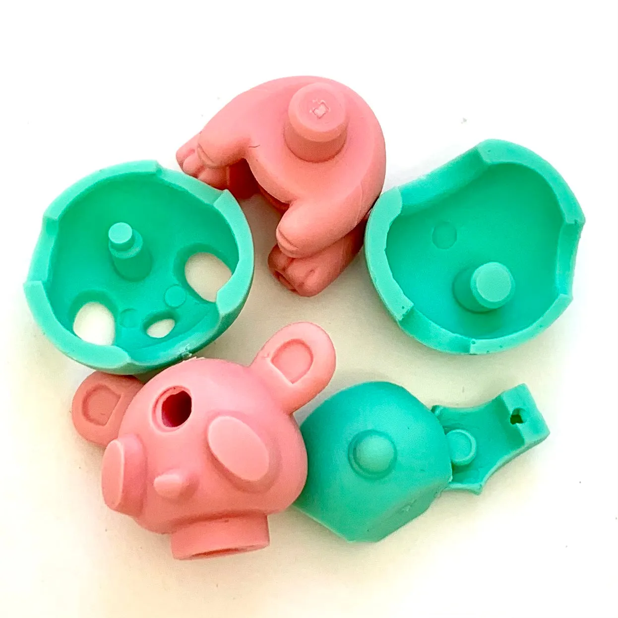 384531 IWAKO Colorz Panda -1 box of 5 Erasers