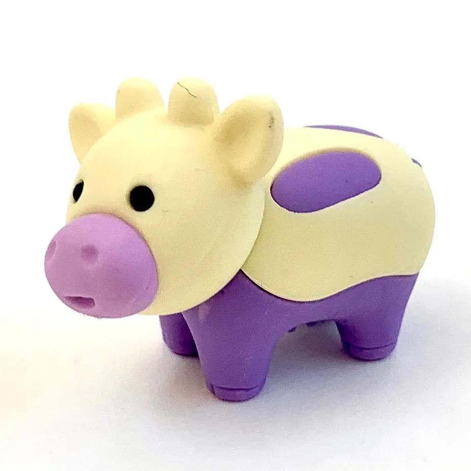 384541 IWAKO Colorz Cows -1 box of 5 Erasers