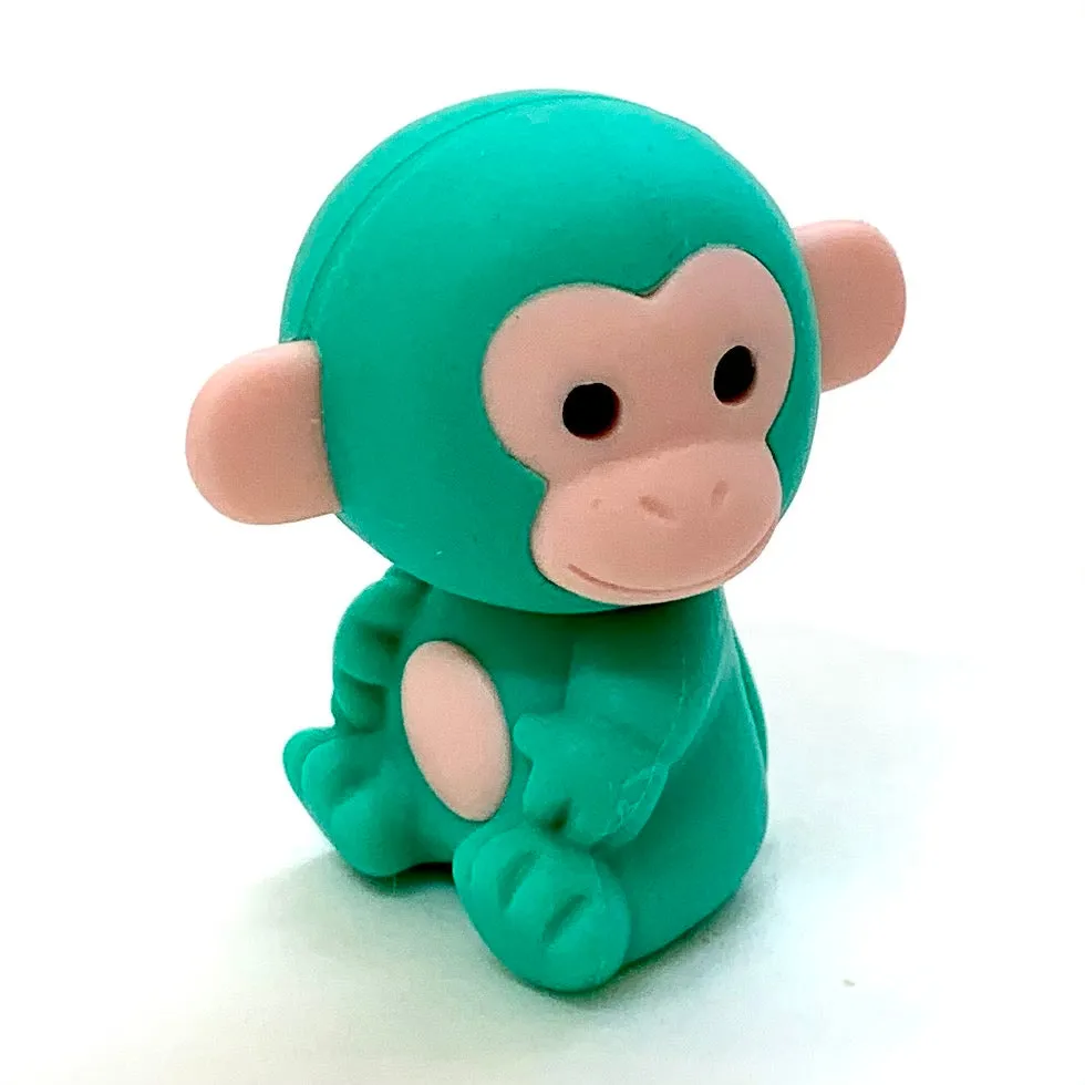 384551 Iwako Colorz Monkey -1 box of 5 Erasers