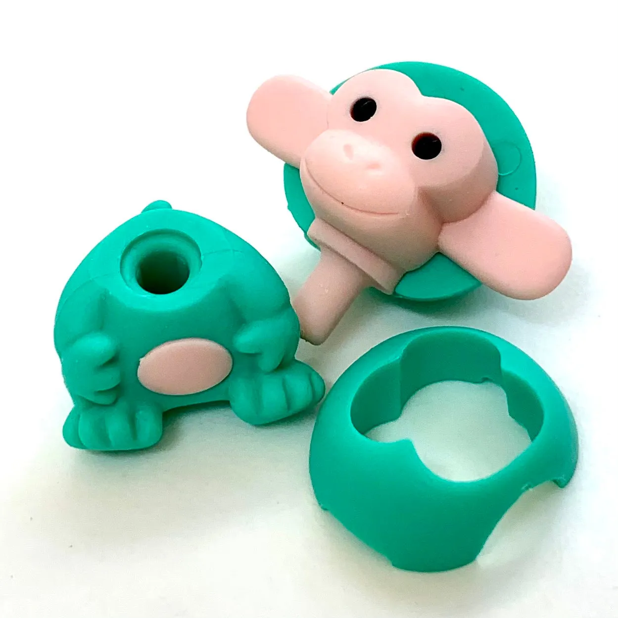 384551 Iwako Colorz Monkey -1 box of 5 Erasers