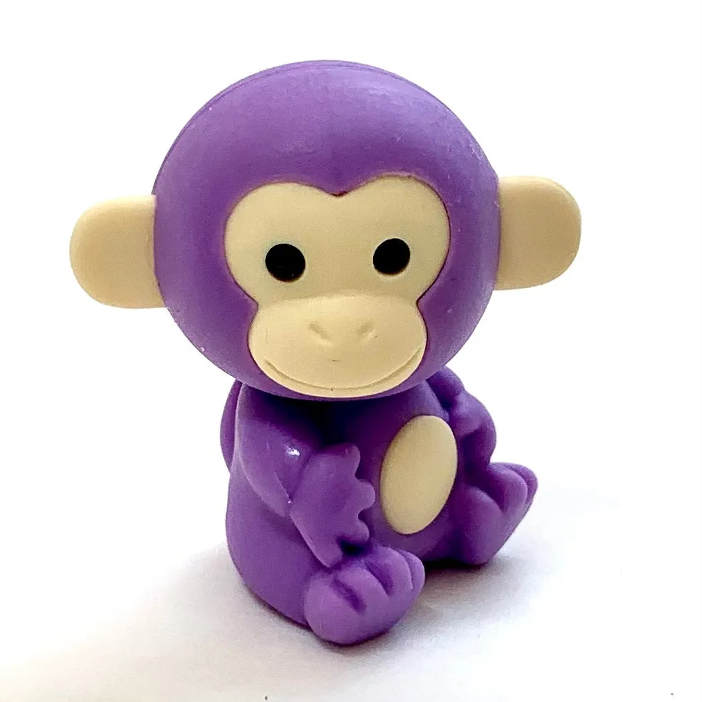 384551 Iwako Colorz Monkey -1 box of 5 Erasers