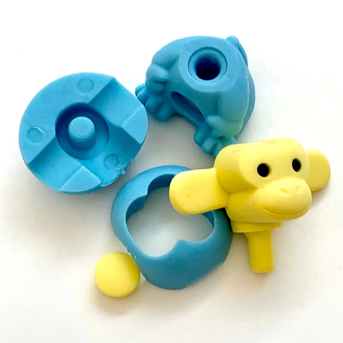 384551 Iwako Colorz Monkey -1 box of 5 Erasers