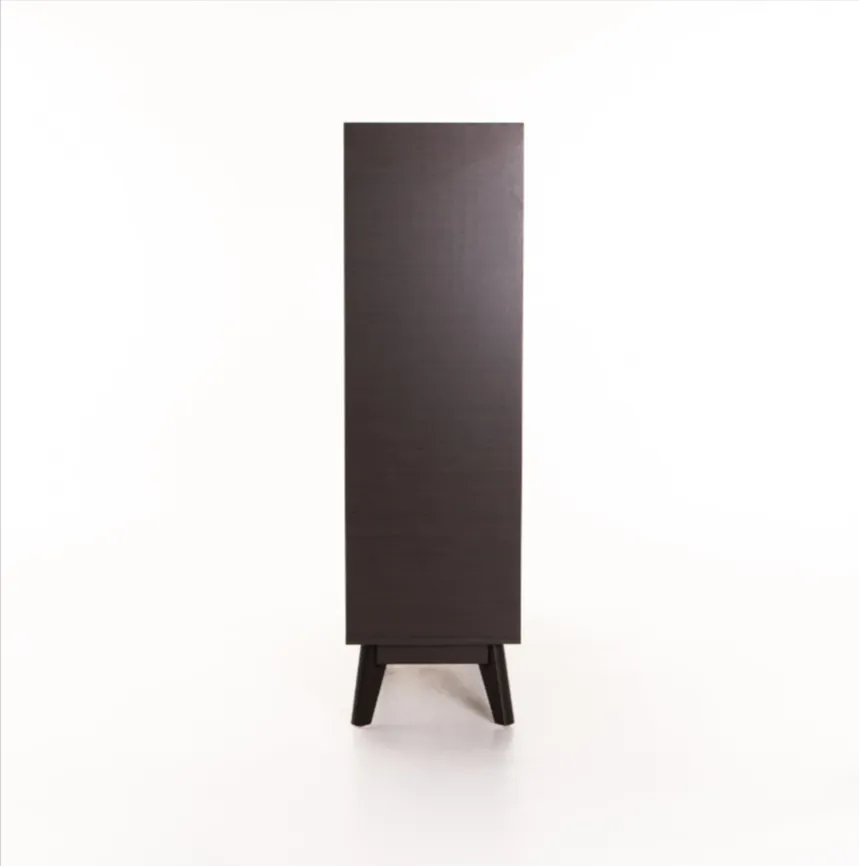 5-Layers Wood Shoe Cabinet Brown (Wenge)