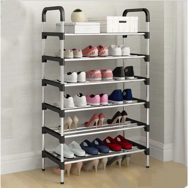 6 Tier Adjustable Shoe Tower Rack