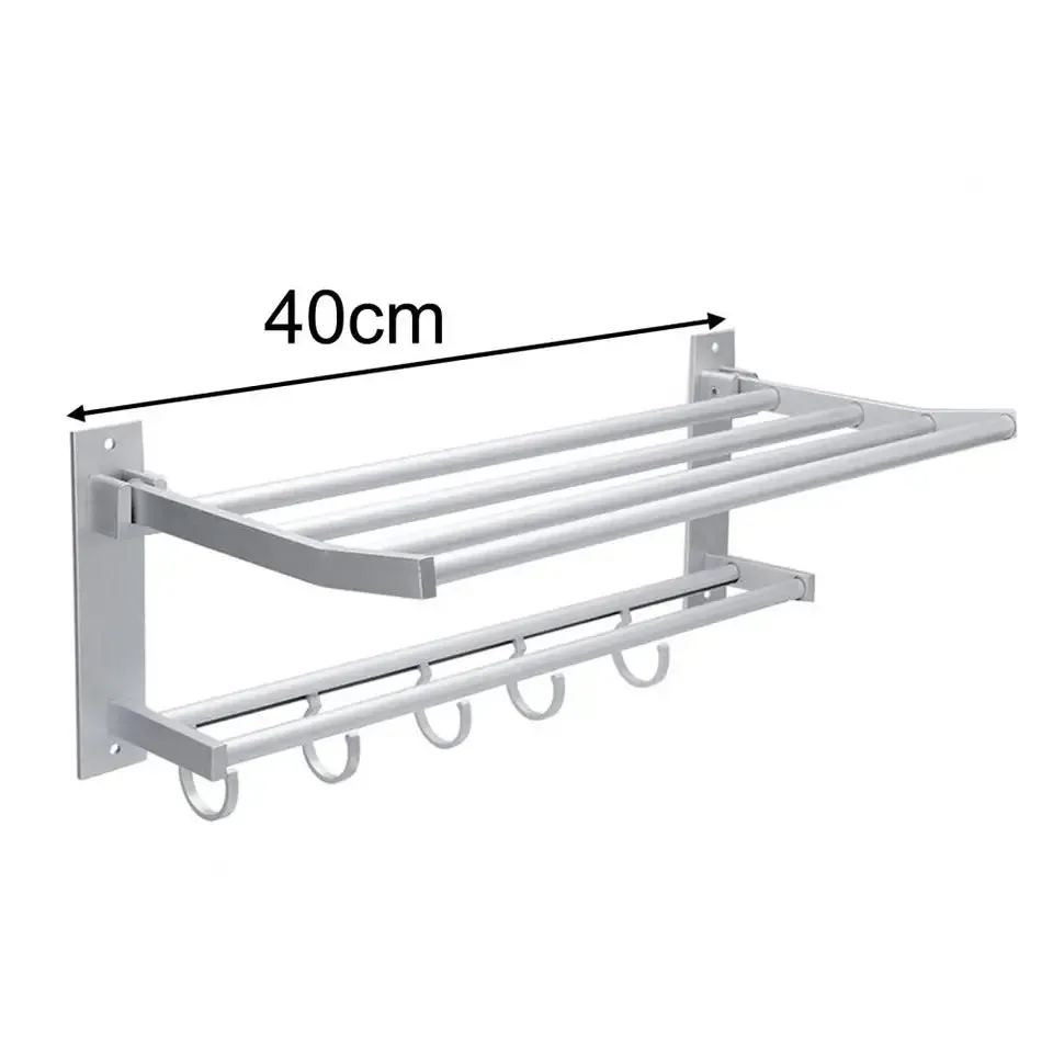 ALUMINIUM DOUBLE TOWEL RACK