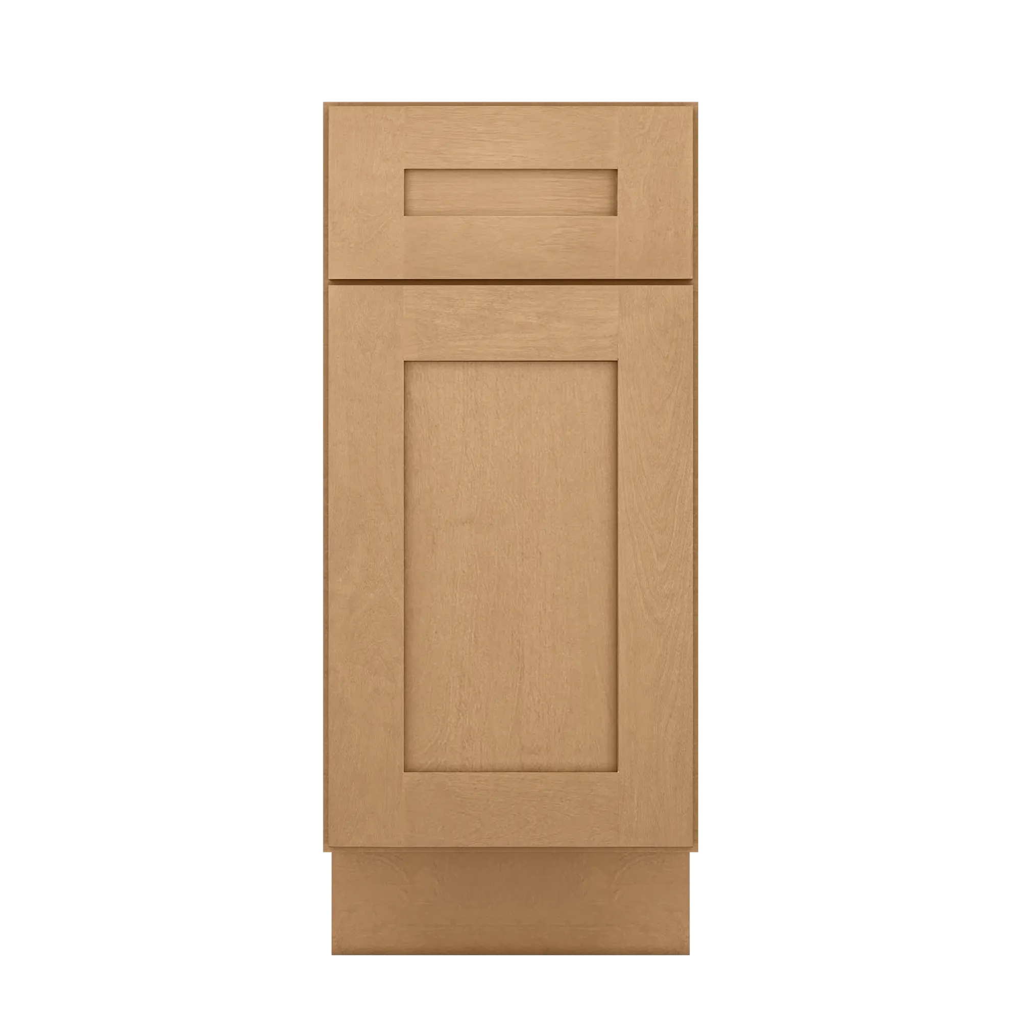 Base Kitchen Cabinet B15 Shaker Toffee 15 in. width 34.5 in. height 24 in. depth