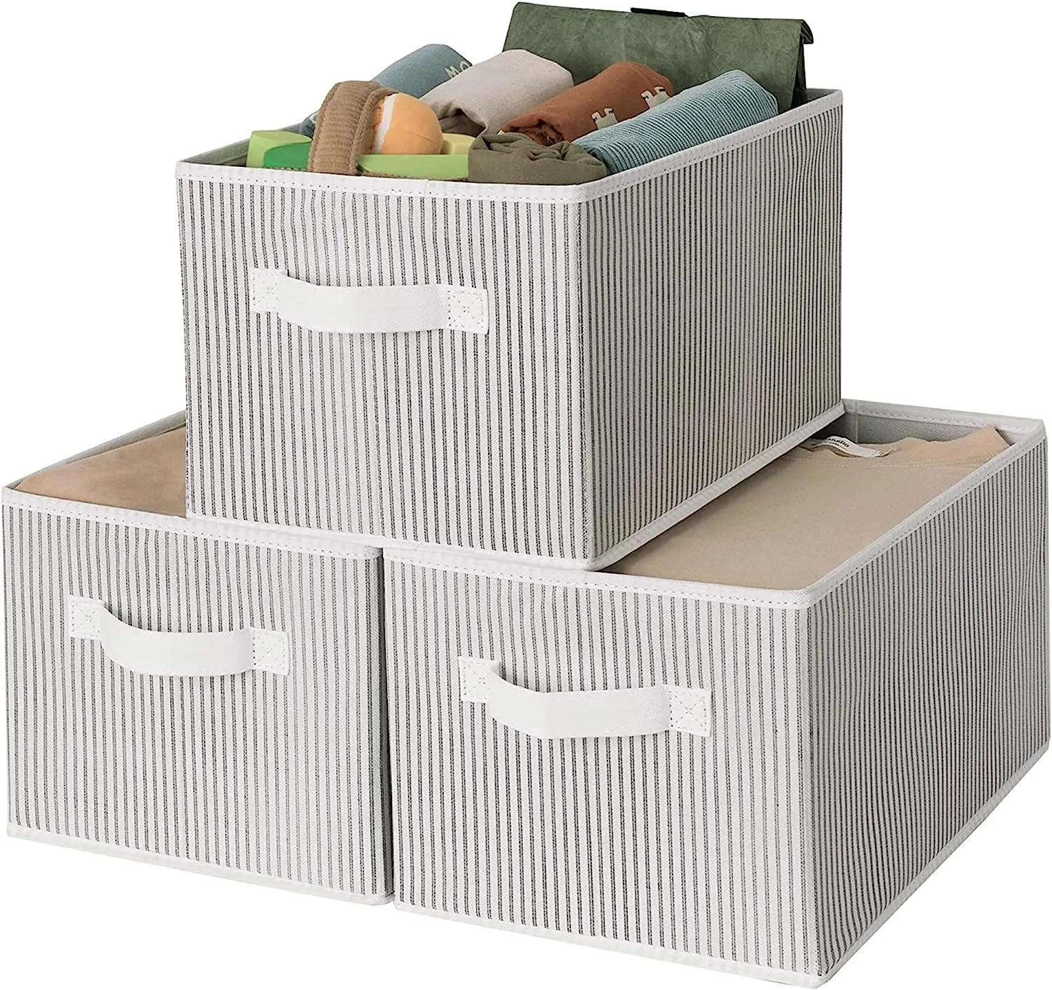 Blushbees® Collapsible Closet Storage Bins - 3-Pack