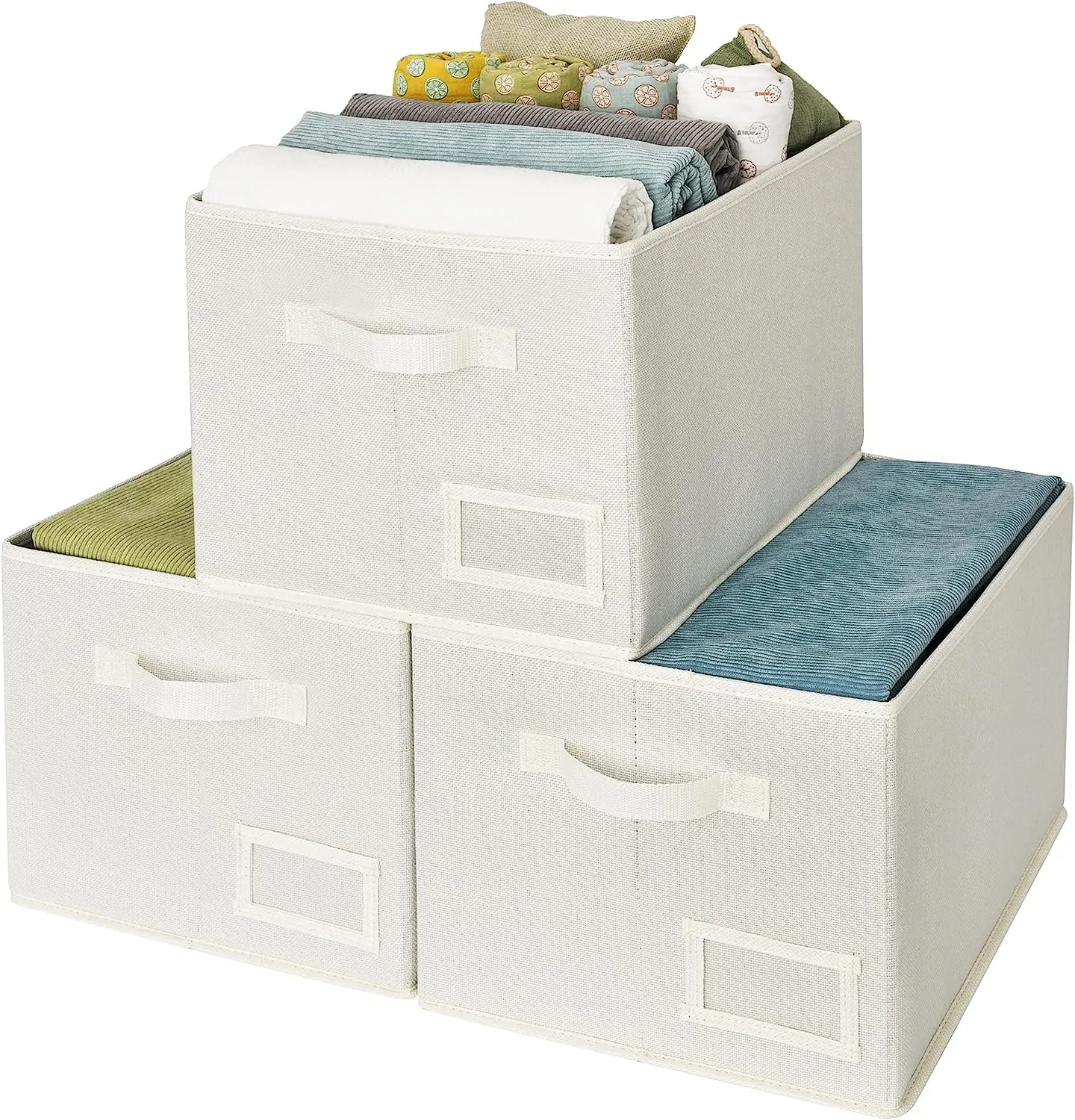 Blushbees® Collapsible Closet Storage Bins - 3-Pack