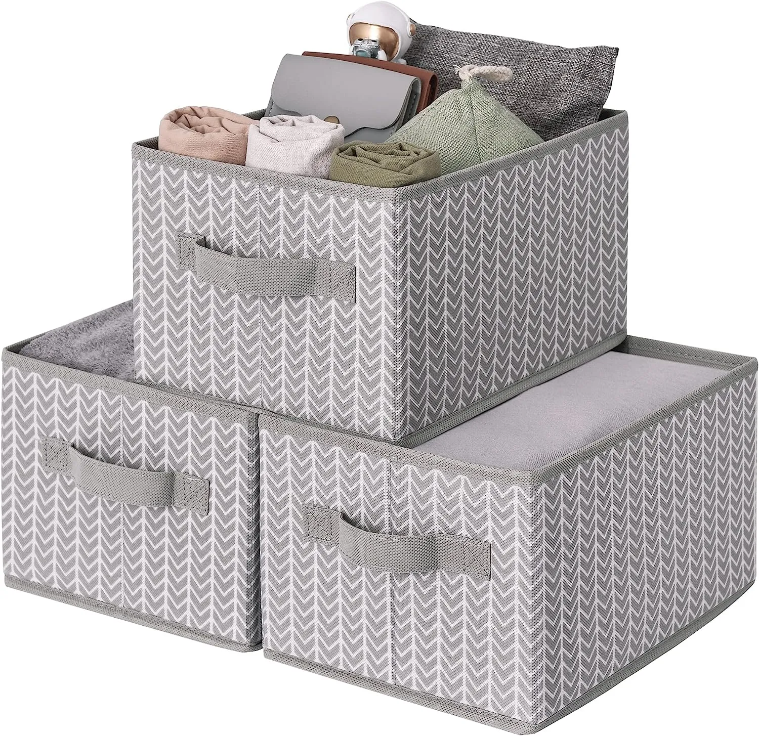 Blushbees® Collapsible Closet Storage Bins - 3-Pack