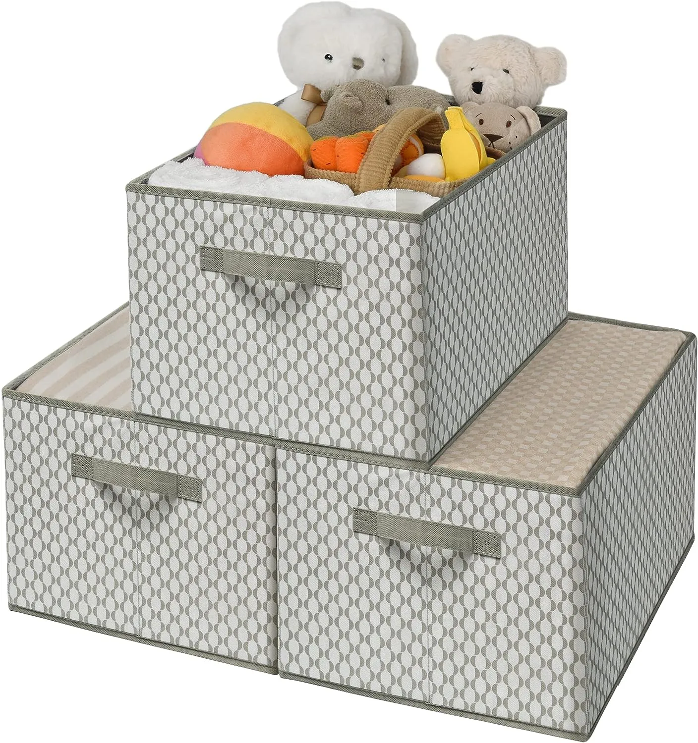 Blushbees® Collapsible Closet Storage Bins - 3-Pack