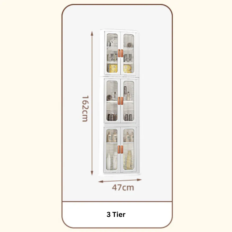 Corner storage cabinets