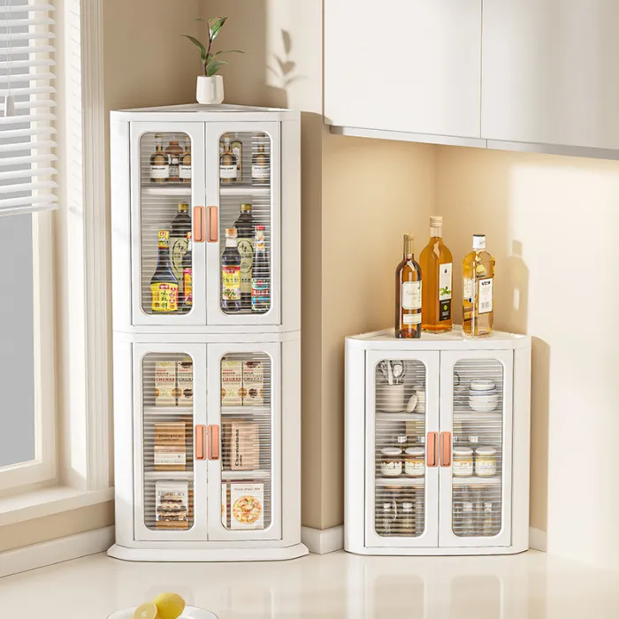 Corner storage cabinets