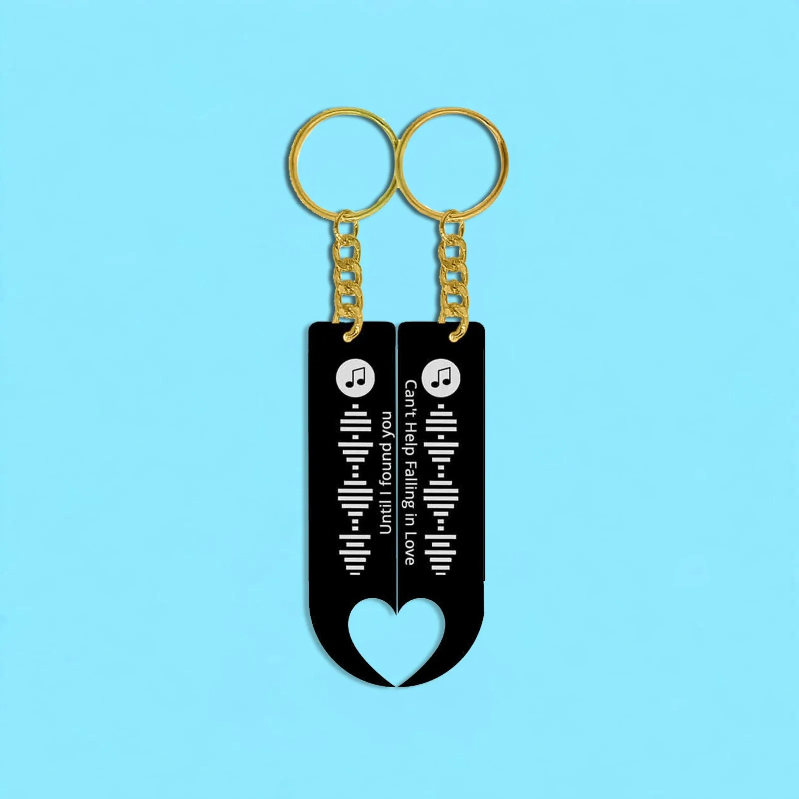 Couple Key Ring Keychain for Couples-Set of 2