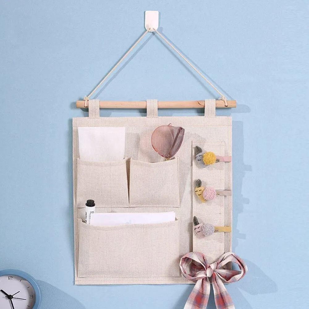 Cream Hanging Storage Bag