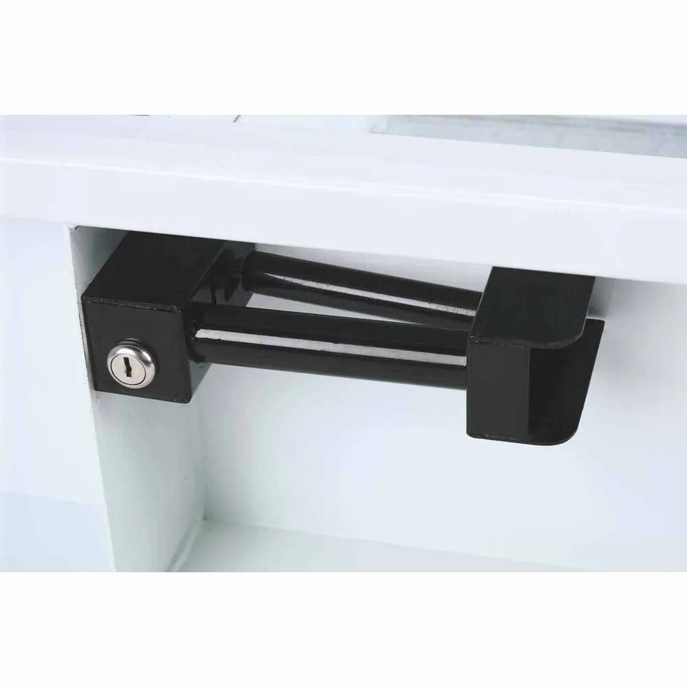 Crescent JOBOX 663980 White StorAll 9" Tall Heavy-Duty Steel Drawer Storage 36"W x 9"H x 48"L - 5" Deep Drawer