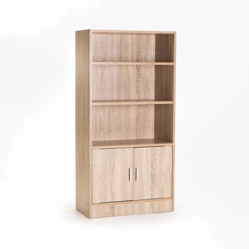 CYRUS 2 DOOR 3 SHELF BOOKCASE