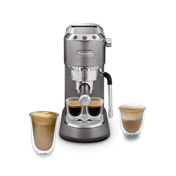 DeLonghi New Dedica Arte Manual Espresso Coffee Maker - Grey | EC885.GY