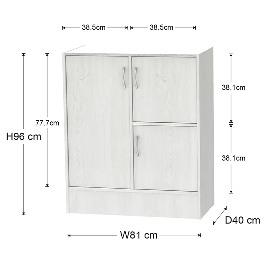 Dinah 3 Door Cabinet