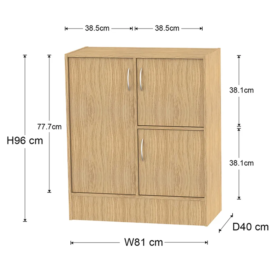 Dinah 3 Door Cabinet