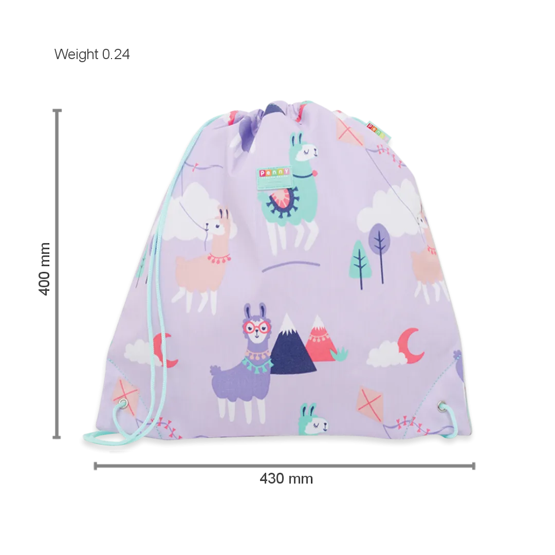 Drawstring Bag - Loopy Llama