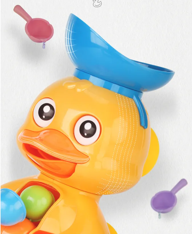 Duck Waterwheel Baby Bath Toy