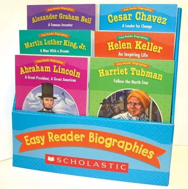 Easy Reader Biographies - 12 Biograhapies Book