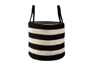 Edgerton Black/White Basket (2/CS)