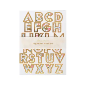 English Garden Alphabet Sticker Sheets (x 10 sheets)