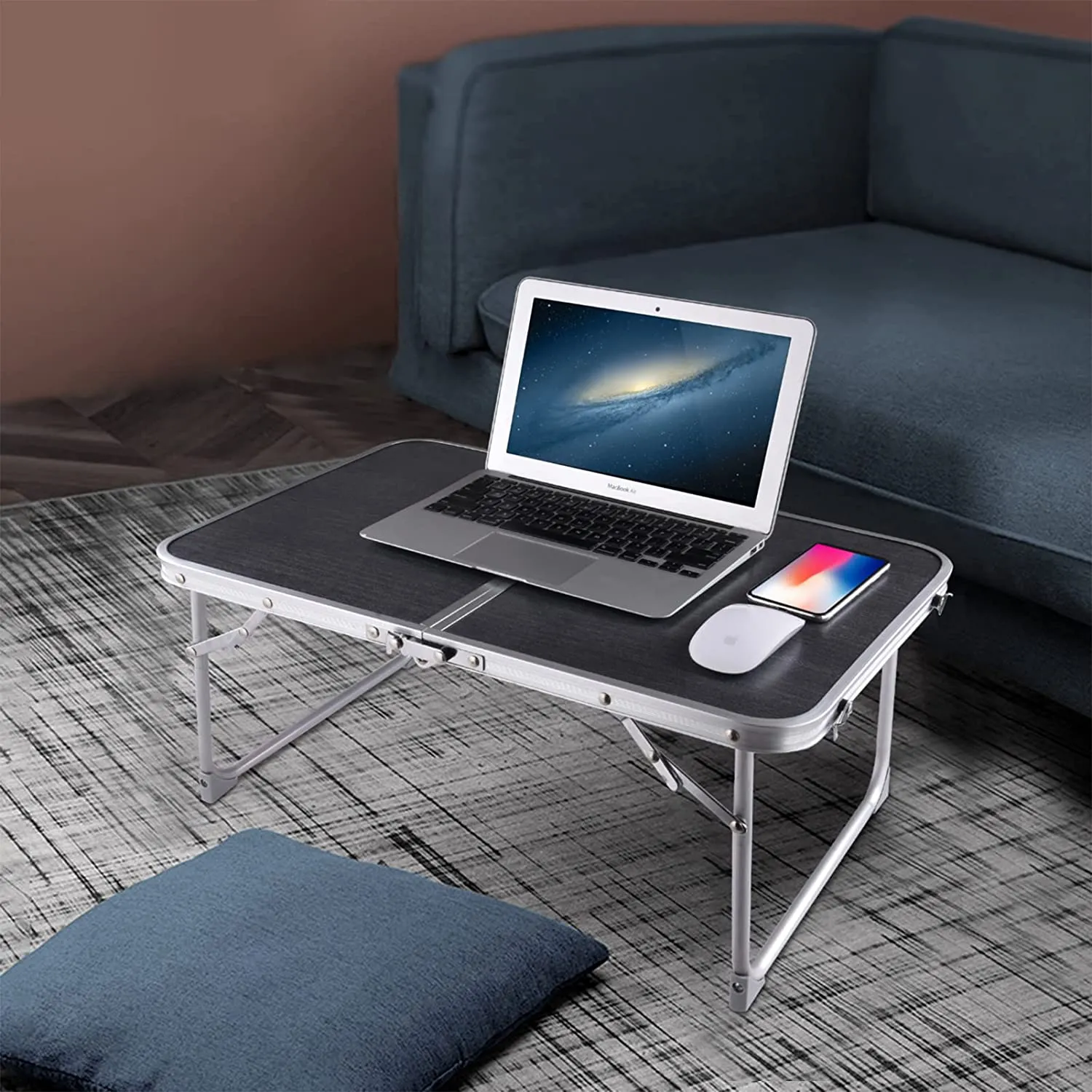 Foldable Laptop Table Bed Table Lap Desk Table Breakfast Tray Table