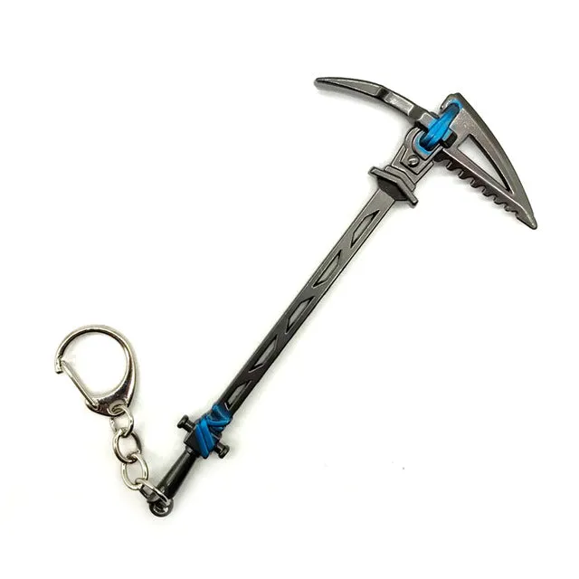 Fortnight Battle Royale Pickaxe Action Figure Keychain