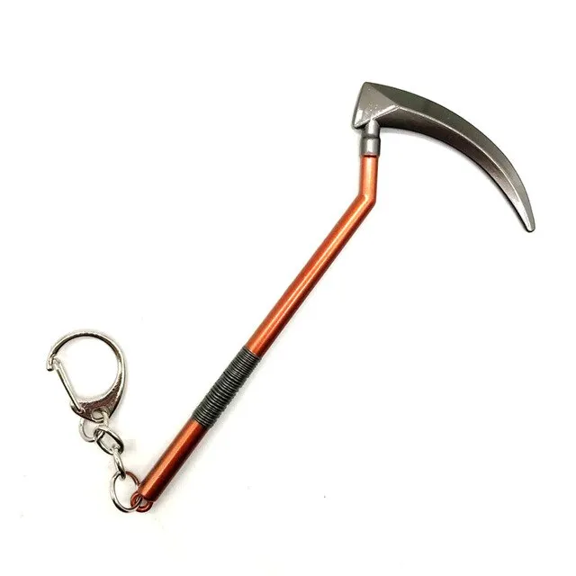 Fortnight Battle Royale Pickaxe Action Figure Keychain