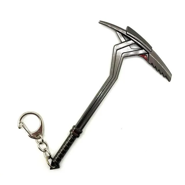 Fortnight Battle Royale Pickaxe Action Figure Keychain