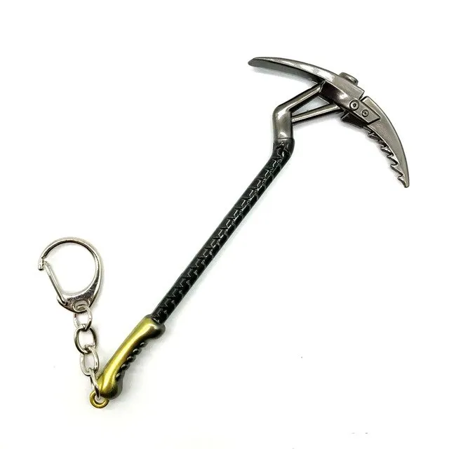 Fortnight Battle Royale Pickaxe Action Figure Keychain