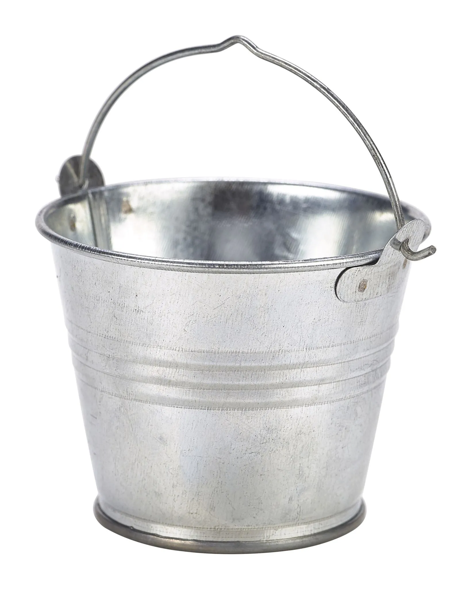 Genware GSB7 Galvanised Steel Serving Bucket 7cm Dia 4oz - Pack of 12