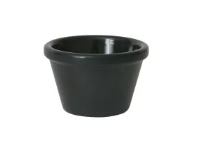 Genware S275-03 Ramekin 1.5oz Smooth Black - Pack of 24