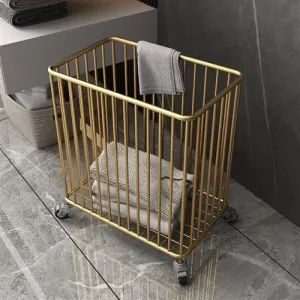 GOLD RODES LAUNDRY CART