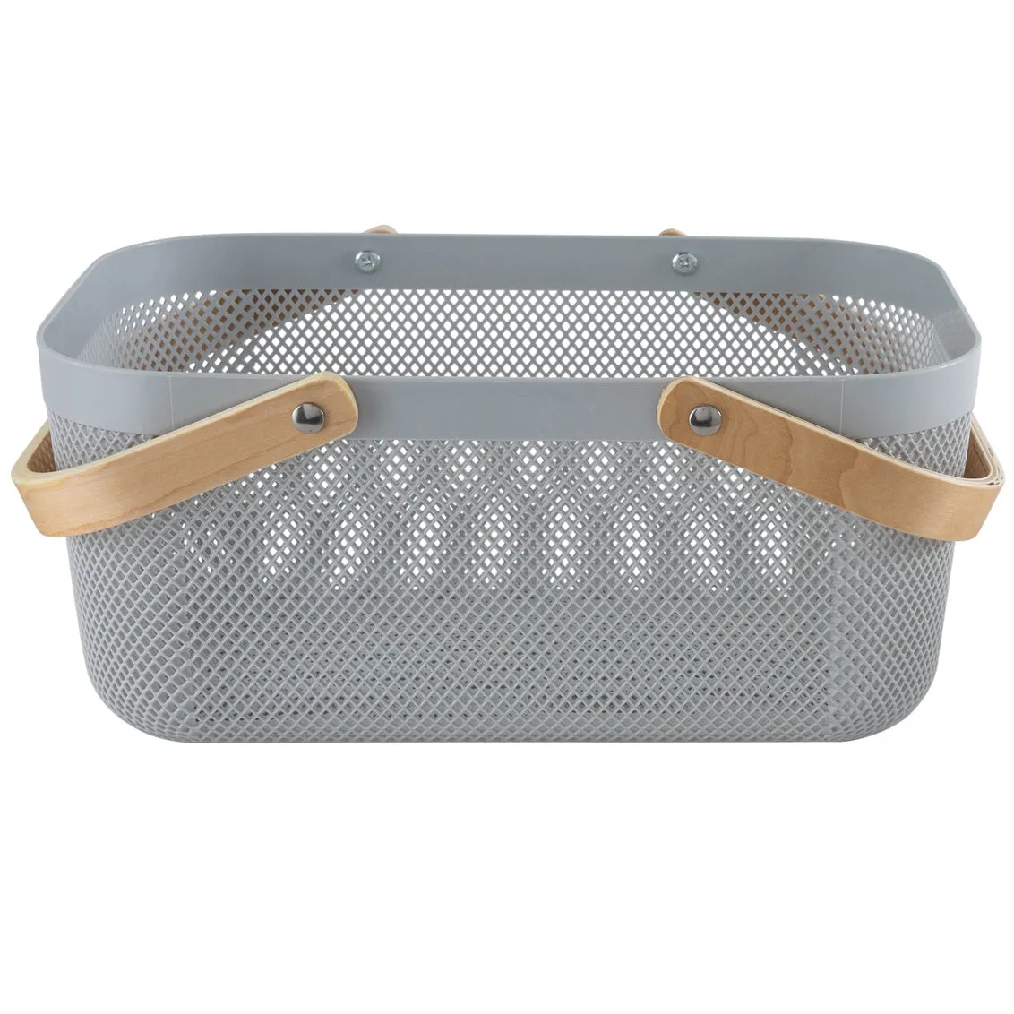 Grey Mesh Storage Baskets (2 Sizes)