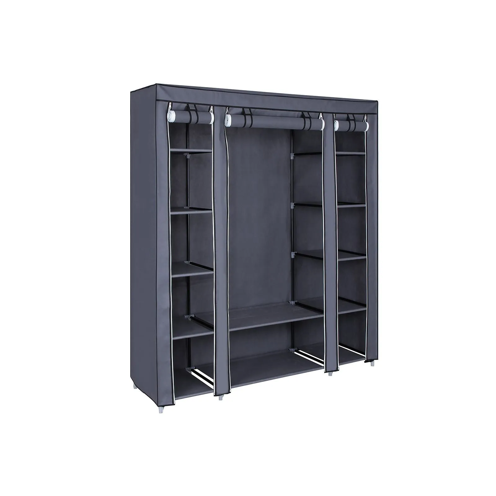 Grey Portable Clothes Closet