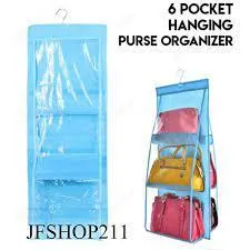 HANGING PURSE ORGANIZER-HA-31 BLUE