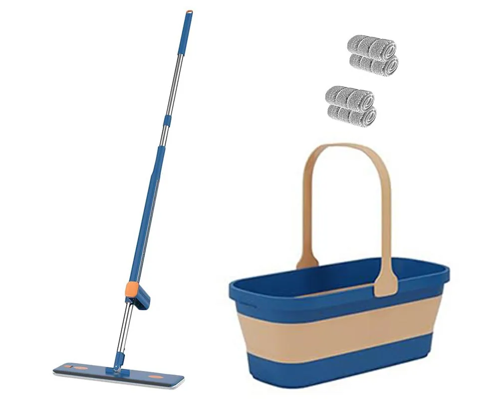 Large Flat Cleaning Mop Adjustable Cleaning Mop