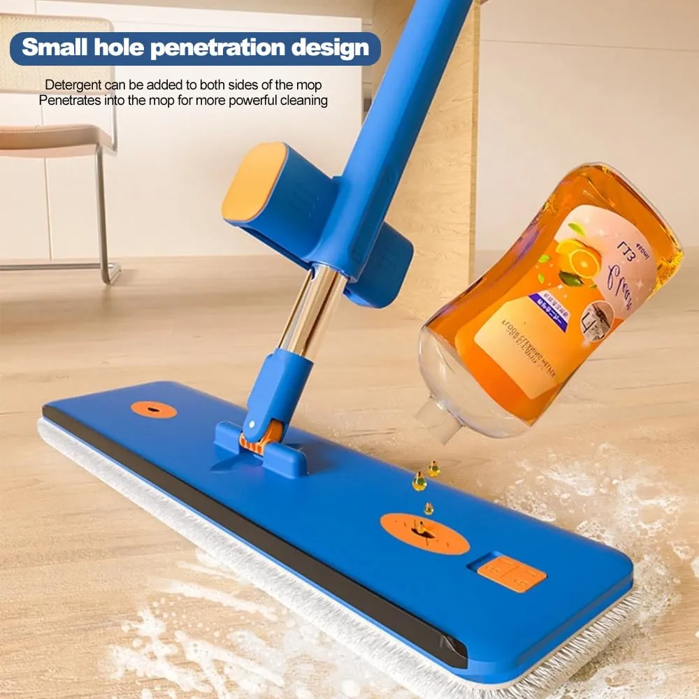 Large Flat Cleaning Mop Adjustable Cleaning Mop