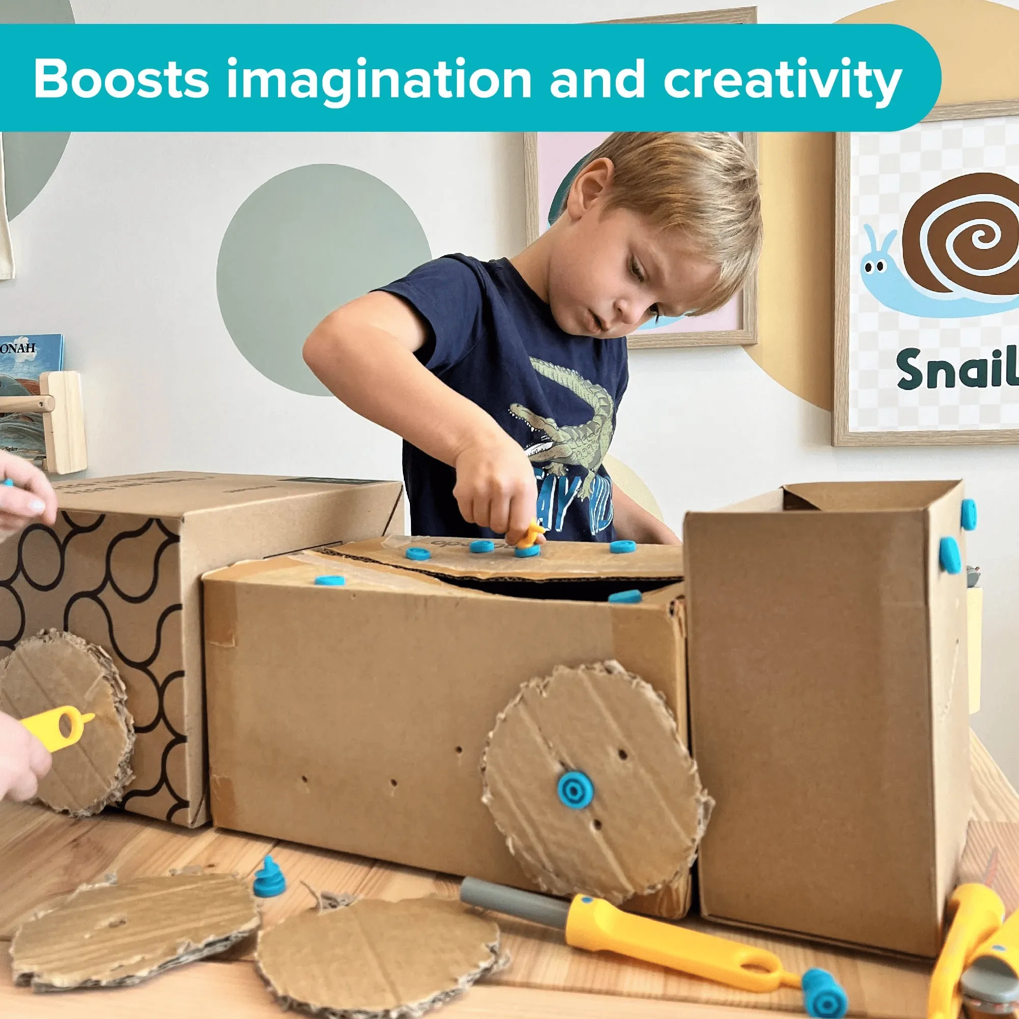 Makedo Upcycled Cardboard Construction Toolkit - EXPLORE