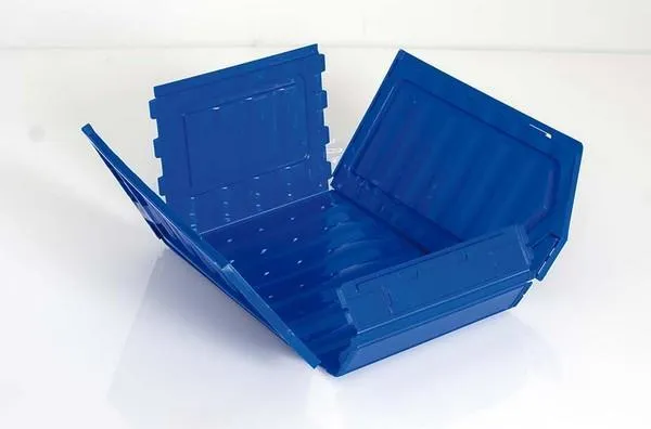 Medium Collapsible Plastic Storage Bins (Pack of 5)