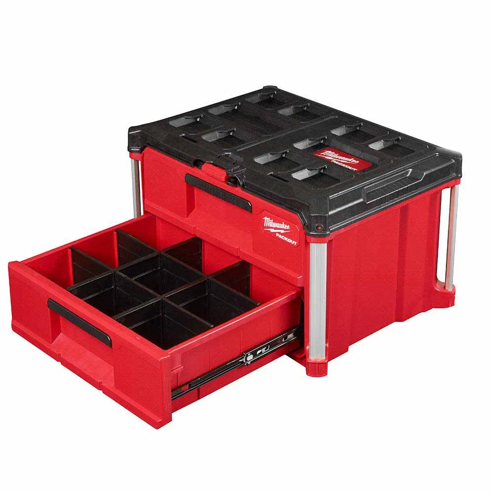 Milwaukee 48-22-8442 PACKOUT™ 2-Drawer Tool Box